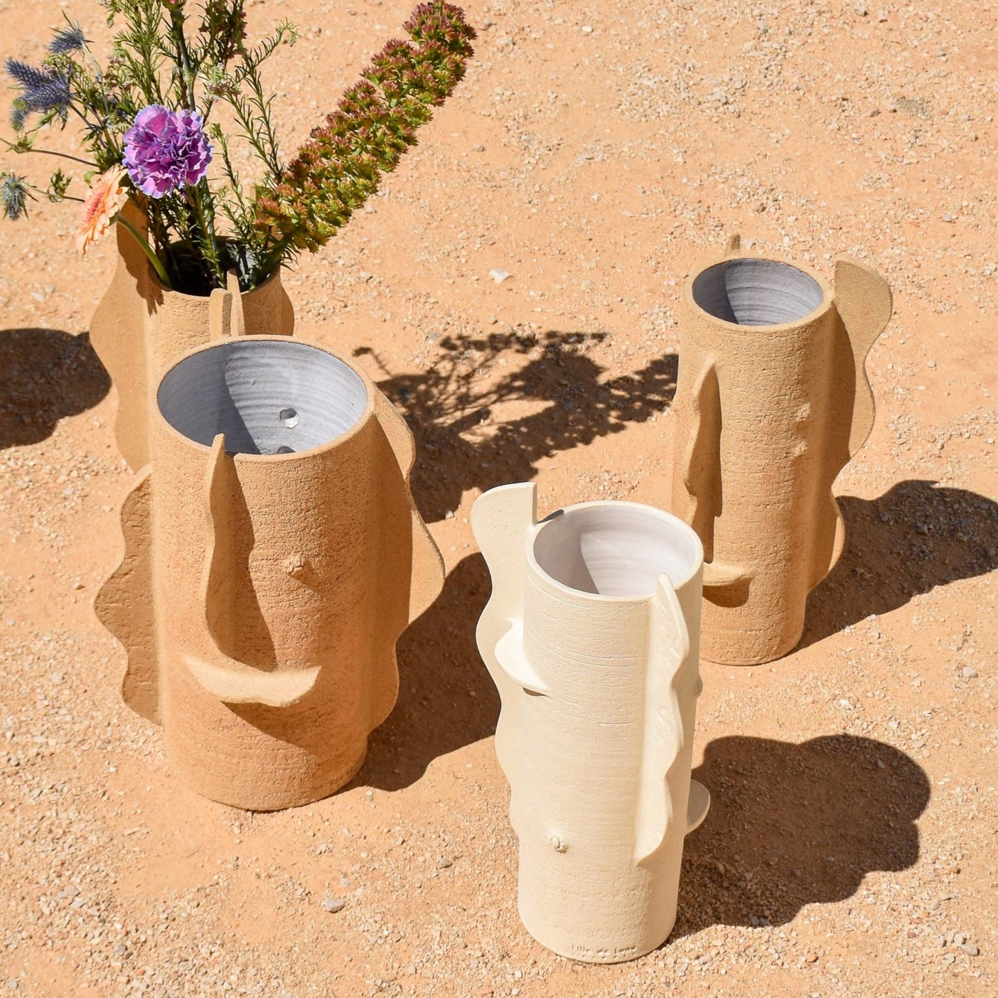 Vase Canopée crème - Fille de Lune