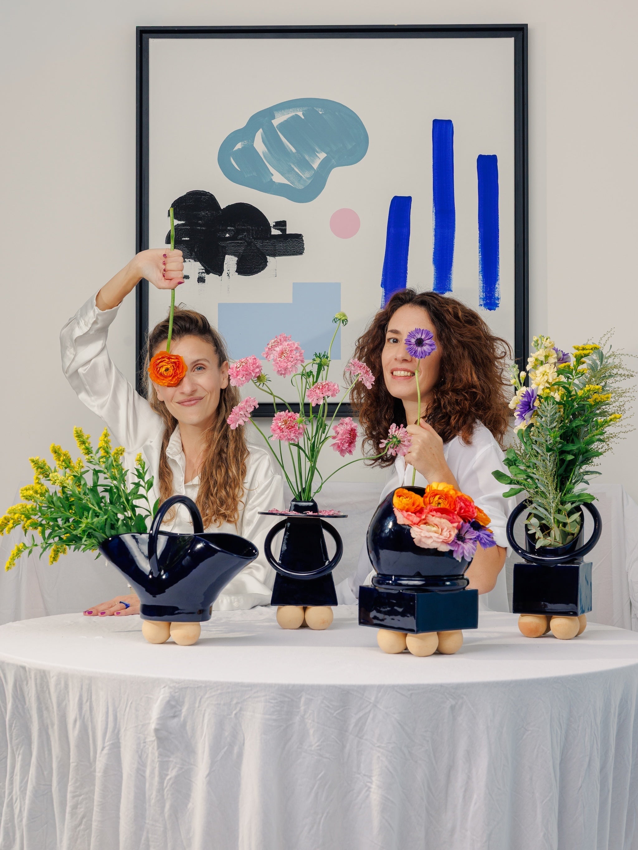 collaboration Ekhi Bousquet et fille de lune vase nova