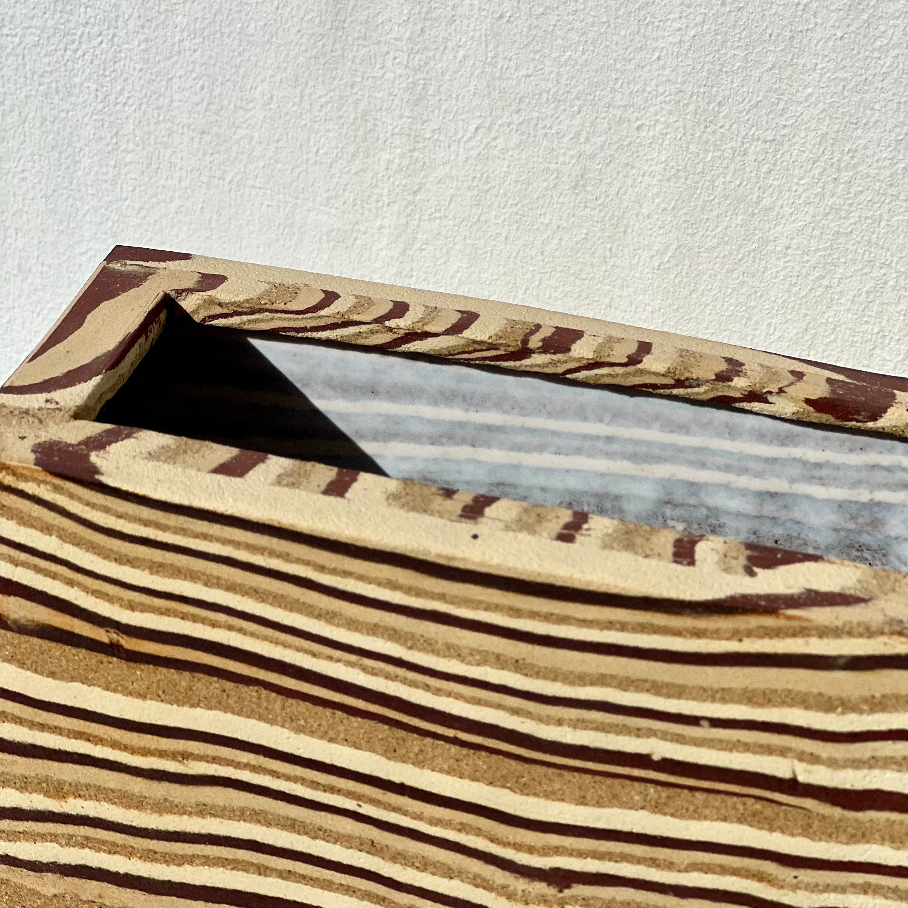 vase fleurs - fille de lune - vase architectural -terre naturelle - vase luxe 