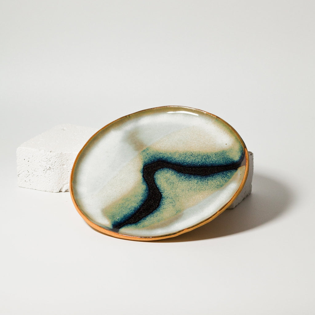 Assiette à dessert Cap Canaille noire (lot de 6) - Fille de Lune