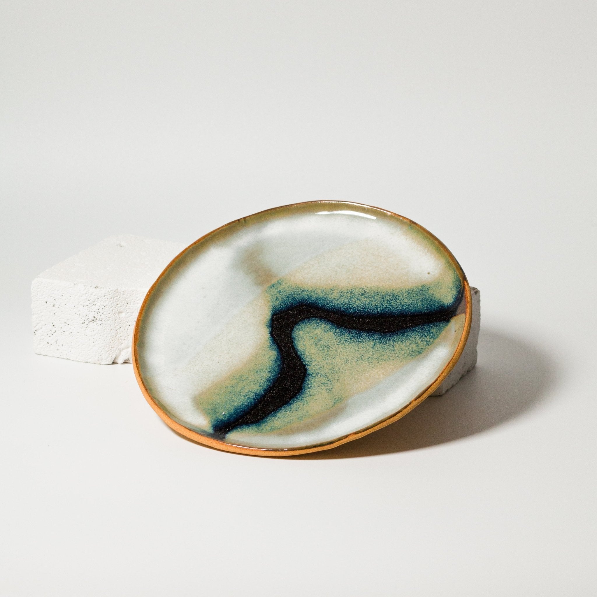 Assiette à dessert Cap Canaille noire (lot de 6) - Fille de Lune