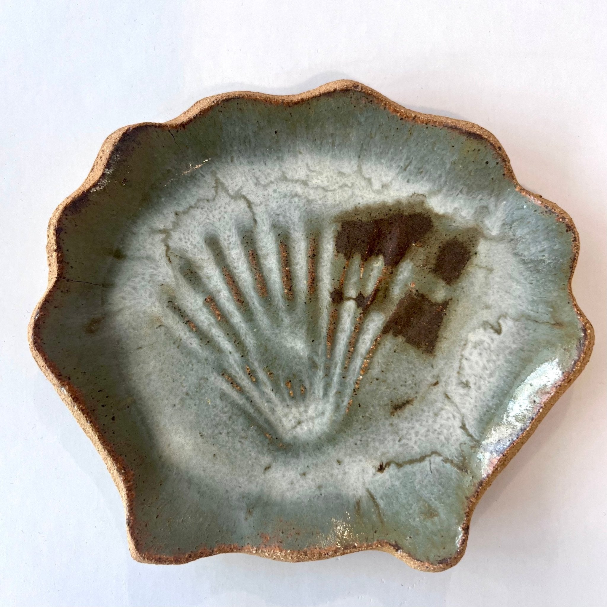 Assiette à dessert Cap Canaille ocre (lot de 4 et 6) - Fille de Lune