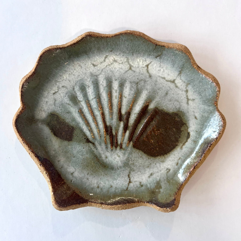 Assiette à dessert Cap Canaille ocre (lot de 4 et 6) - Fille de Lune