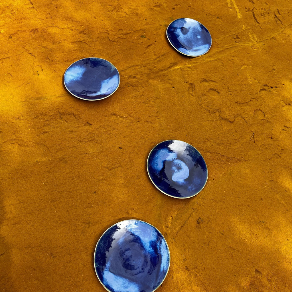 assiette Bora Bora - Fille de Lune - assiette contemporaine - lumineuse - solaire 