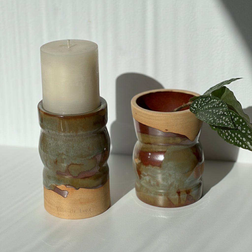 Bougeoir lot de 2 - Fille de Lune