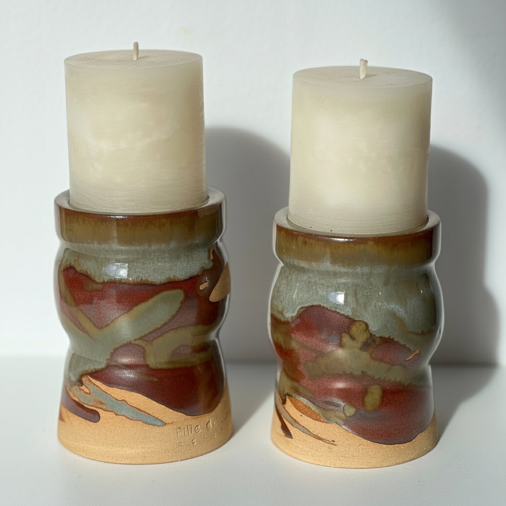 Bougeoir lot de 2 - Fille de Lune