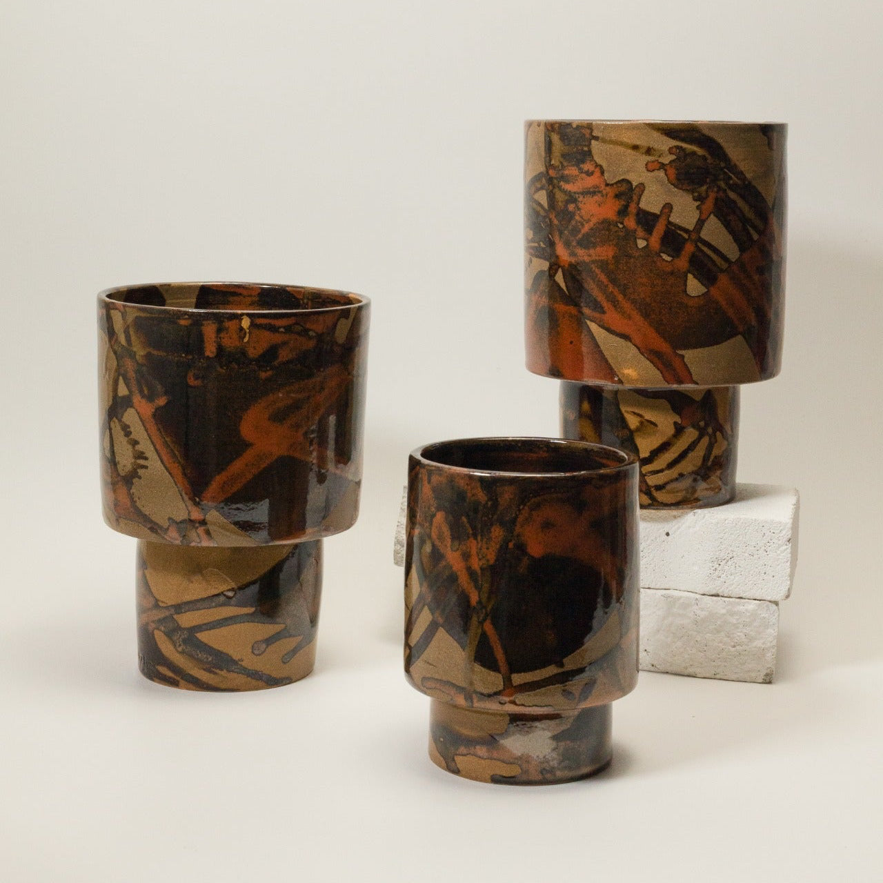 cache pot , plante, petit série , artisanal, fabrique France , gr