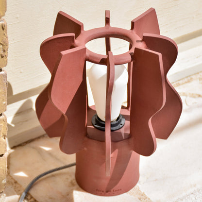 Lampe Medusa ocre - Fille de Lune