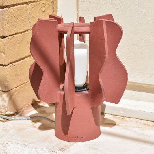 Lampe Medusa ocre - Fille de Lune