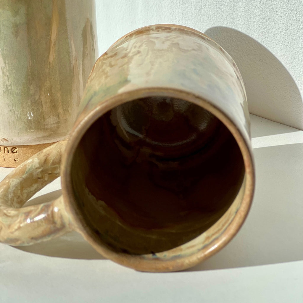 Mugs lot de 2 - Fille de Lune - tasse the - cérémonie du the - art de la table - chocolat chaud 