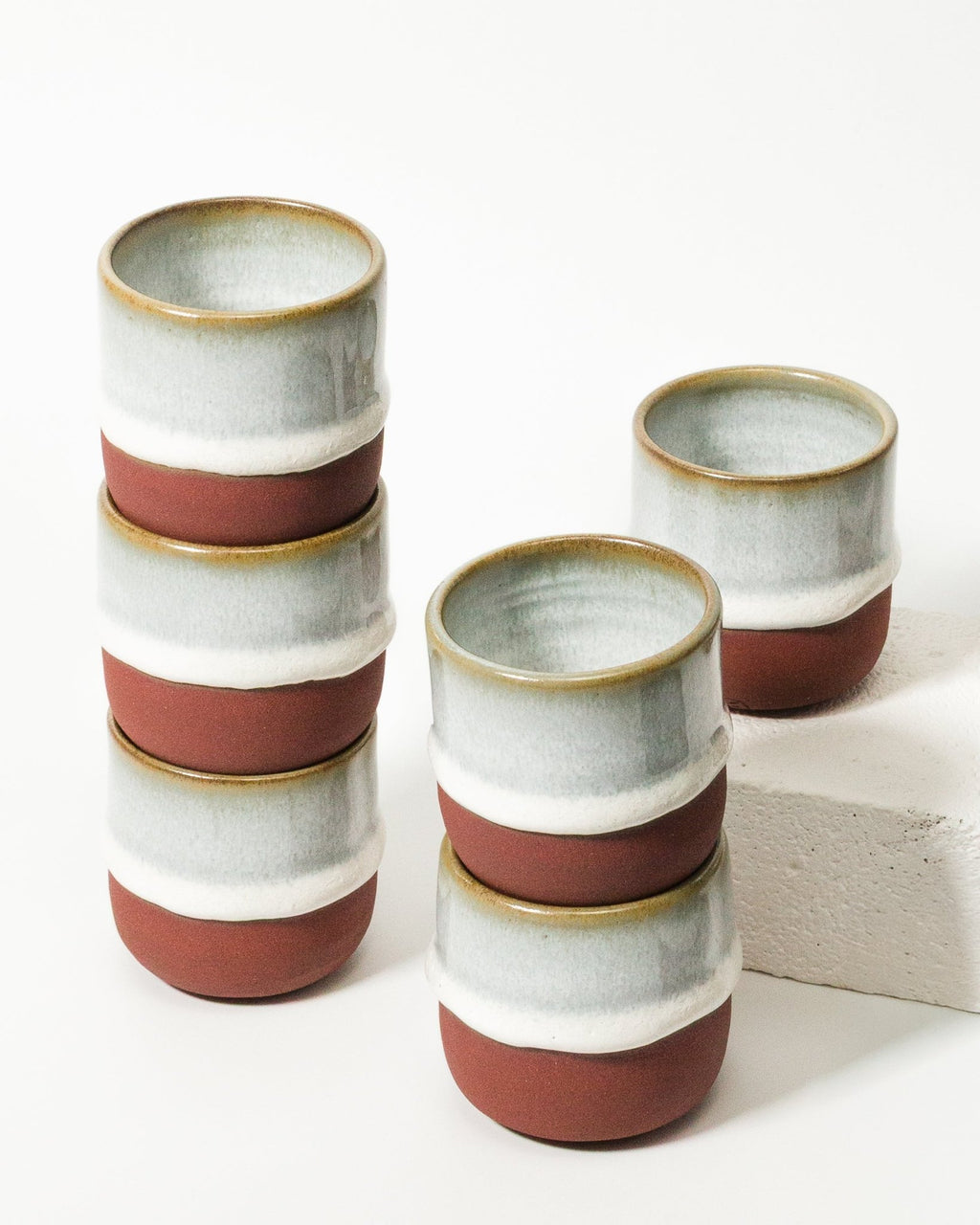 Tasse à café collection beige (lot de 2,4 et 6) - Fille de Lune