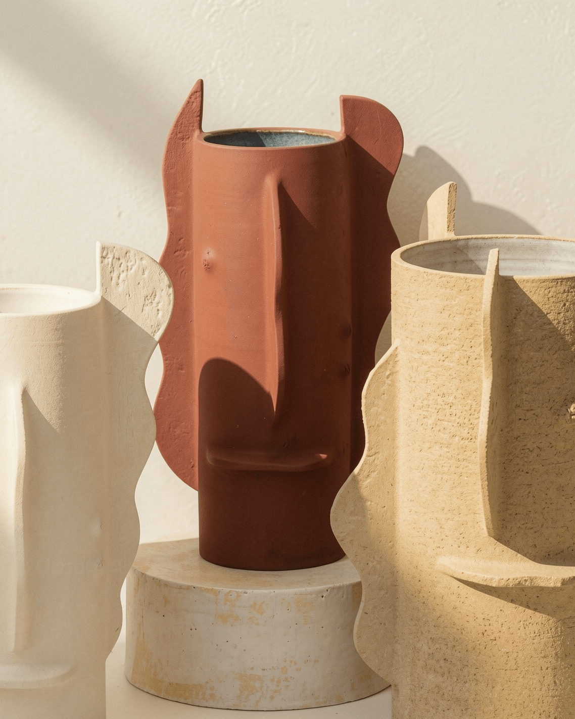 Vase Canopée ocre - Fille de Lune