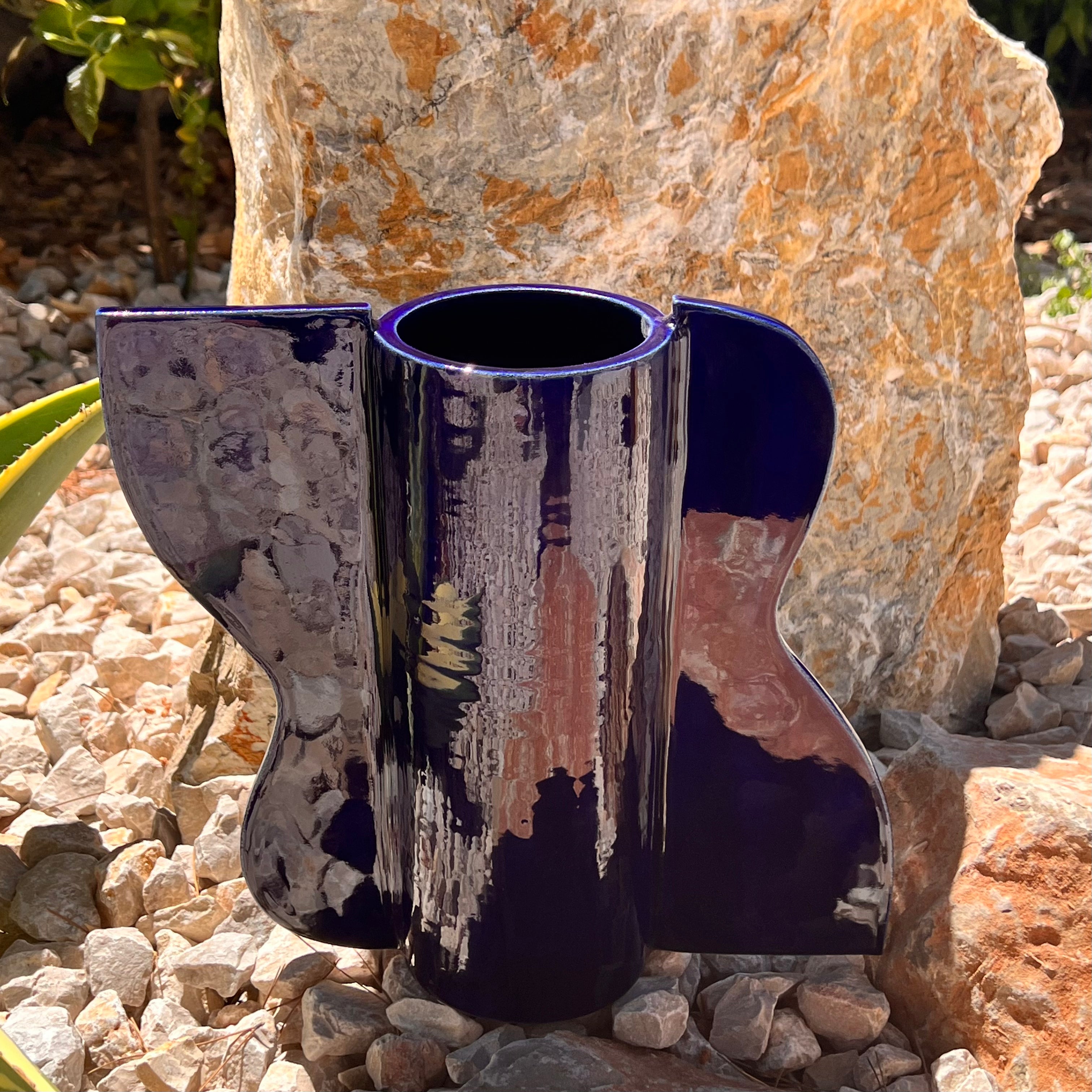 vase email de création bleu sud mediteranée