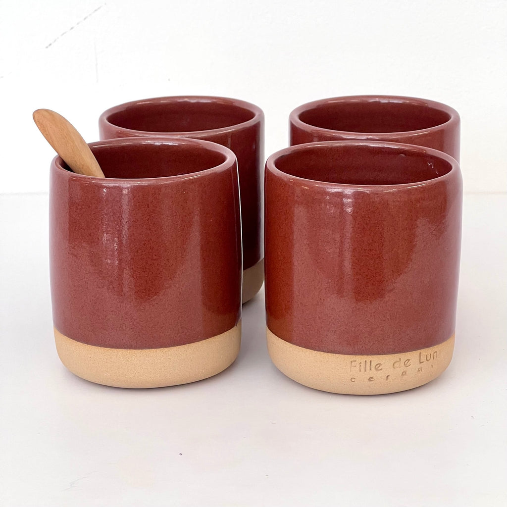 Verre Terracotta (lot de 2 ou 4) - Fille de Lune
